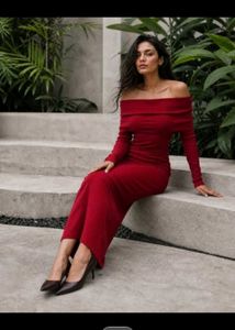 SHEIN WITH TAG RED DRESS