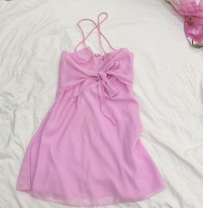 Cute Pink Bow Dress
