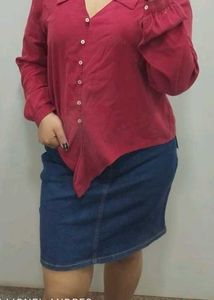 Denim Mini Skirt