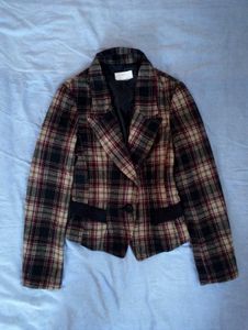 ⊹₊ ⋆ y2k Plaid Blazer ⋆ ₊⊹