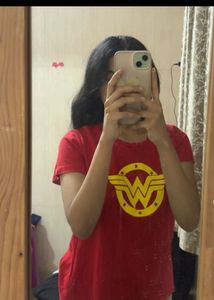 Wonder Woman Graphic T-Shirt with jeans