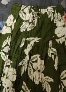 Boho Floral Tiered Maxi Skirt