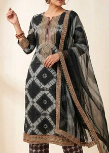 Embroidered Kurta Set with Dupatta