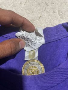 bape  Purple Graphic T-Shirt
