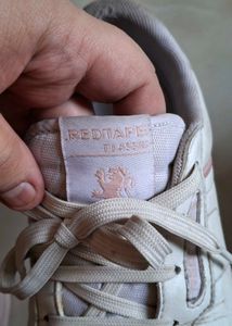 White Redtape Leather Sneakers