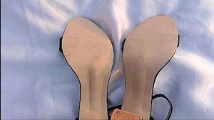 Stylish Black Ankle Strap Heels