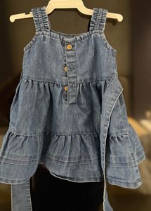 Denim baby dress
