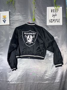 H&amp;M Black Raiders Bomber Jacket