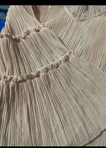 Pleated Bell Sleeve Top