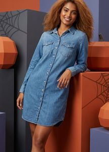 Levi's Women's Western Style Button-Down Longline