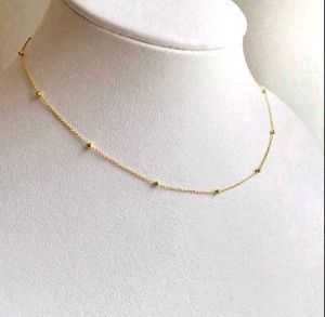 Gold Beads Chain  (Pack Of 2)