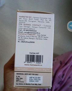 Mamaearth Ubtan Facial Kit with Turmeric &amp; Saffron