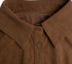 Chic NEWME Brown Button-Up Blouse