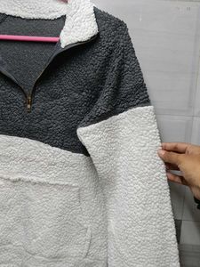 Cozy Teddy Fleece Pullover Sweater