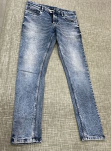 Men's Acid Wash Denim Jeans