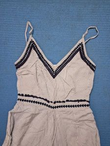 Striped Wide-Leg Jumpsuit