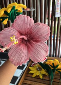 Handmade Pipe Cleaner single Flowers