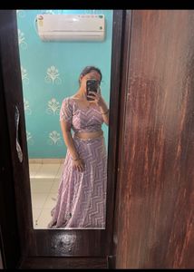 Purple Lehenga Choli