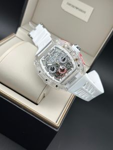 Richard Mille White Transparent Watch
