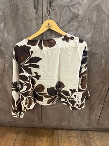 Floral Printed Top &amp; Trousers Set