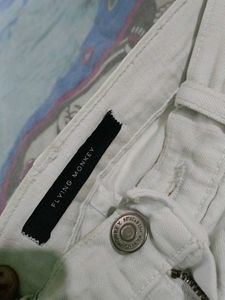 White Bell bottom Jeans