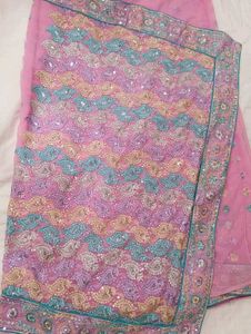 Beautiful Pink Saree