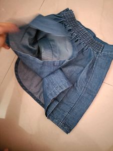 Skirt Cum Shorts With Flip
