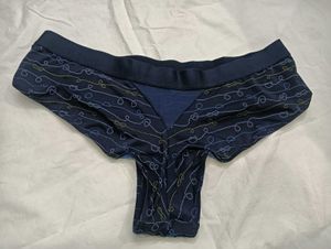 Navy Blue 💙 Printed Thong Panty