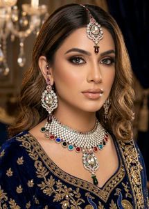 Royal Multicolor Bridal Set 4pc