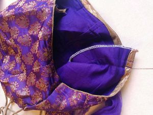 Purple Embroidered Lehenga Choli Set