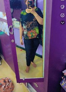 Stylish Printed Kaftan Top