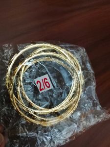 Set of Golden Bangles