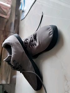 Men's Grey Casual Lace-Up Shoes