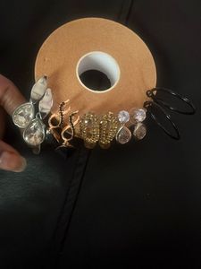 Oxidized Jhumkas And Fancy Earrings