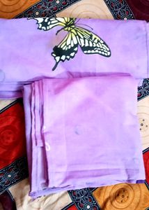 Bombay Dyeing Purple Designed King Size Double Bed