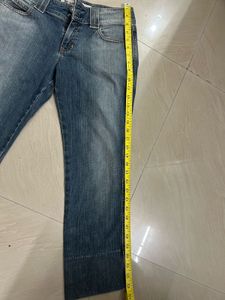 Y2K Vintage Low Waist Cropped Denim Jeans