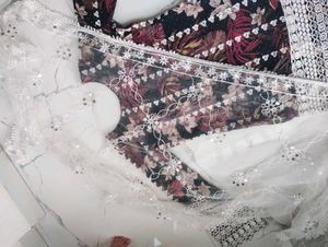 Elegant Floral Kurta with duppata without pant