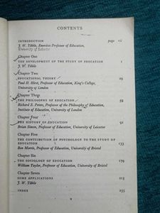 The Study of Education Book