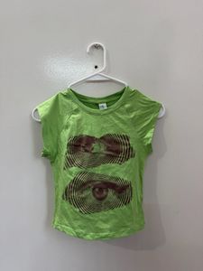 Vibrant Green Graphic Tee