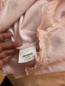 Savana Blush Pink Lace Cami | Soft Y2K Aesthetic