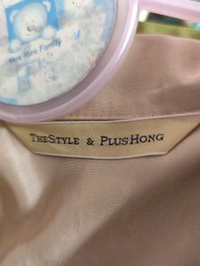 Satin Button-Up Shirt