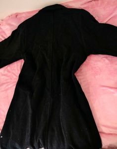 🧥 Oversized Long Elegant Black Coat