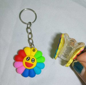 Takashi murakami Flower Keychain mini hair clip