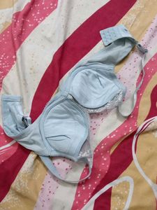 Elegance Lace Push-Up Bra - Baby Blue