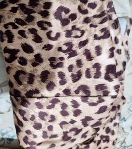 Leopard Print Cowgirl Maxi Dress