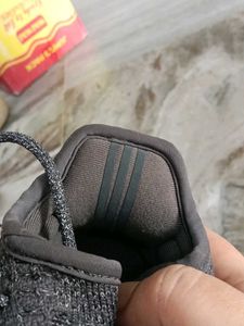 reflective Grey Adidas Yeezy Sneakers