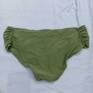 Olive Green ⚛️Ruched Bikini Bottom
