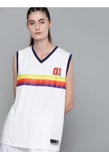 hrx Rainbow Stripe Sleeveless Top