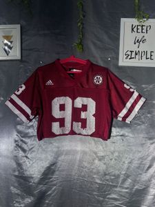 Adidas Maroon "93" Jersey Top