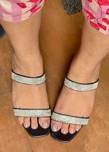 Elle Rhinestone Heels – Glam Night Out Vibes